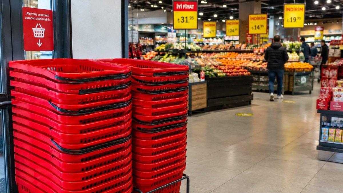Marketteki kırmızı sepetlerin asıl amacı bakın neymiş