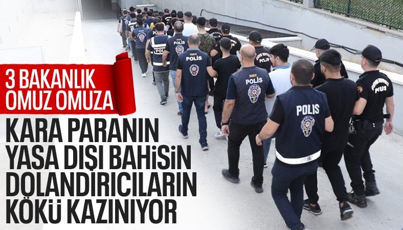 '8,7 milyar TL’lik suç ağı çökertildi'