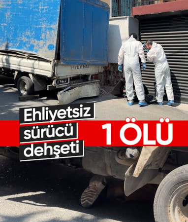 İstanbul'da ehliyetsiz sürücü yol kenarındaki işçiyi ezdi