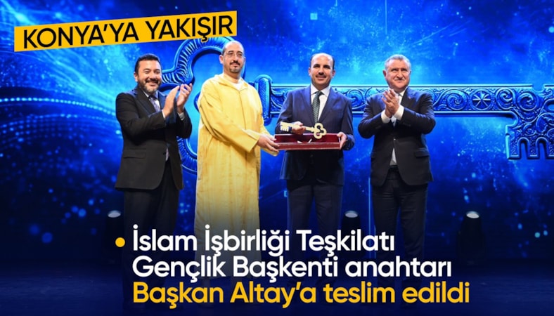 Görkemli açılış: Konya, 2026 İİT Gençlik Başkenti unvanını devraldı