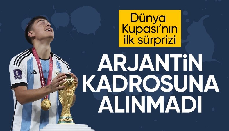 Arjantin'in Dünya Kupası geniş kadrosu açıklandı
