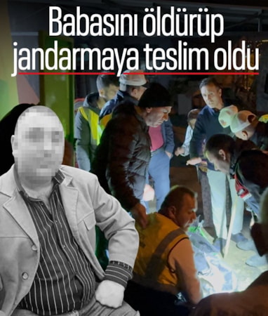 Samsun'da babasını tabancayla öldüren şahıs jandarmaya teslim oldu