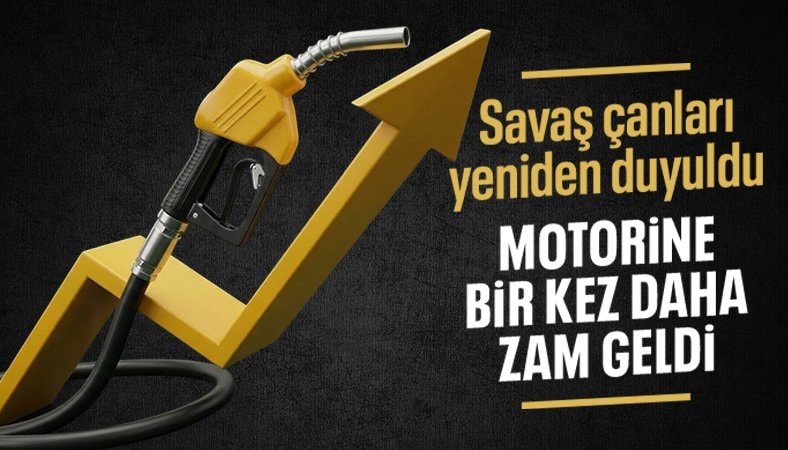 Motorine 1,10 lira zam: Pompa fiyatlarına yansıdı
