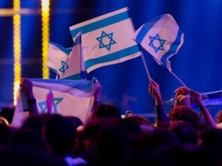 Eurovision'da İsrail sahnedeyken 'soykırımı durdurun' sesleri yükseldi