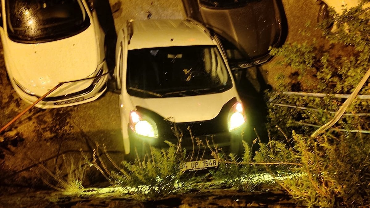 Zonguldak’ta polisten kaçarken istinat duvarından aşağı düştü