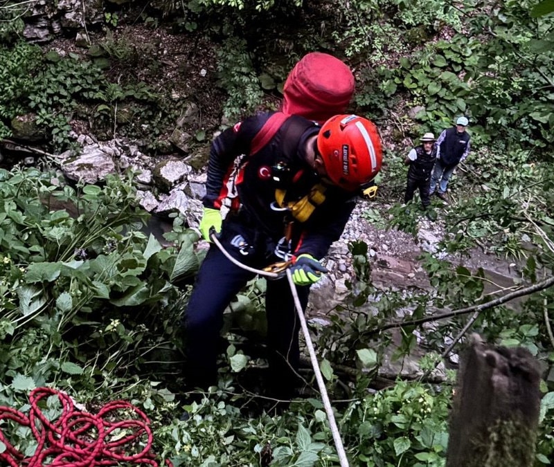 Sakarya'da fındık bahçesinde feci son: Uçuruma yuvarlanan yaşlı adam, hayatını kaybetti