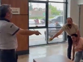 Nizip Devlet Hastanesi'nde gerçeği aratmayan rehine tatbikatı
