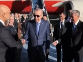 Cumhurbaşkanı Erdoğan, Türk Dünyası Zirvesi için Kazakistan'da