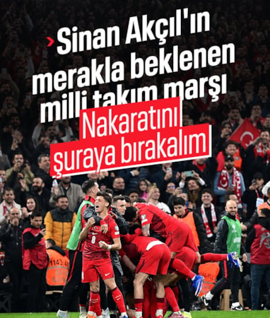 Sinan Akçıl'ın yaptığı A Milli Takım Marşı'nı Adem Metan paylaştı