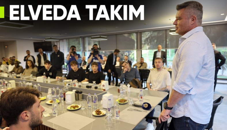 Sadettin Saran ve yöneticiler, A takımla yemekte bir araya geldi