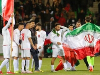 İran Milli Futbol Takımı için Tahran’da tören düzenlendi