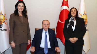 Özlem Çerçioğlu, Cumhurbaşkanı Erdoğan’ı ziyaret etti