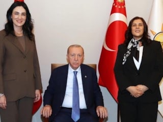 Özlem Çerçioğlu, Cumhurbaşkanı Erdoğan’ı ziyaret etti