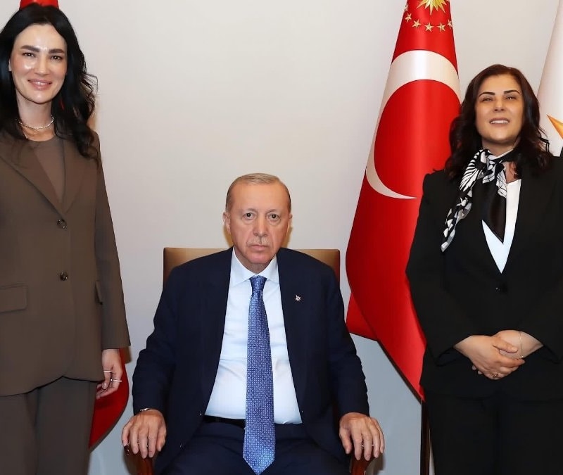 Özlem Çerçioğlu, Cumhurbaşkanı Erdoğan’ı ziyaret etti