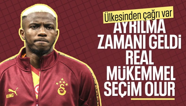 Nijerya'dan Victor Osimhen için Real Madrid açıklaması geldi