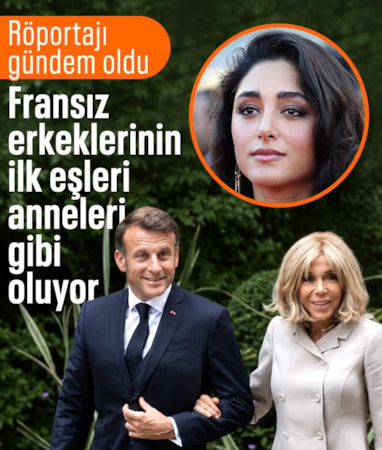 Macron ile anılan İranlı oyuncu Ferahani'nin röportajı gündem oldu