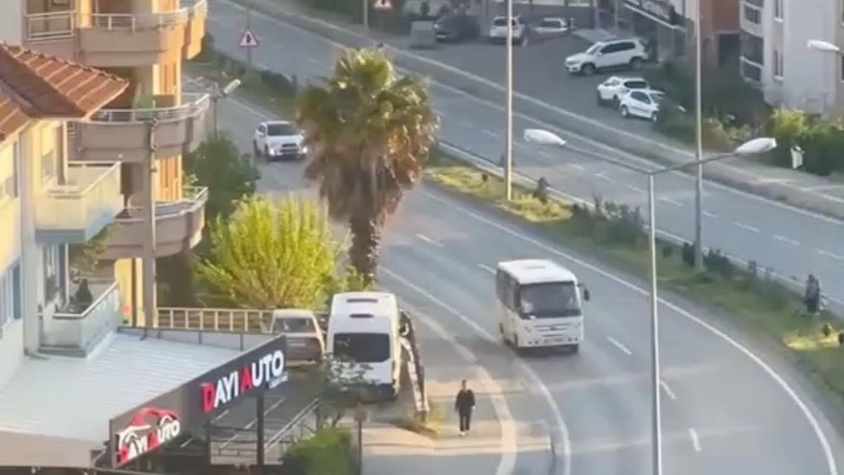 Bartın'da trafikte geri giderek manevra yapan sürücüye ceza