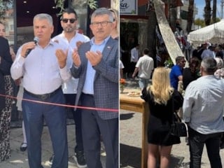 Fethiye'de meyhane açılışını duayla yaptılar