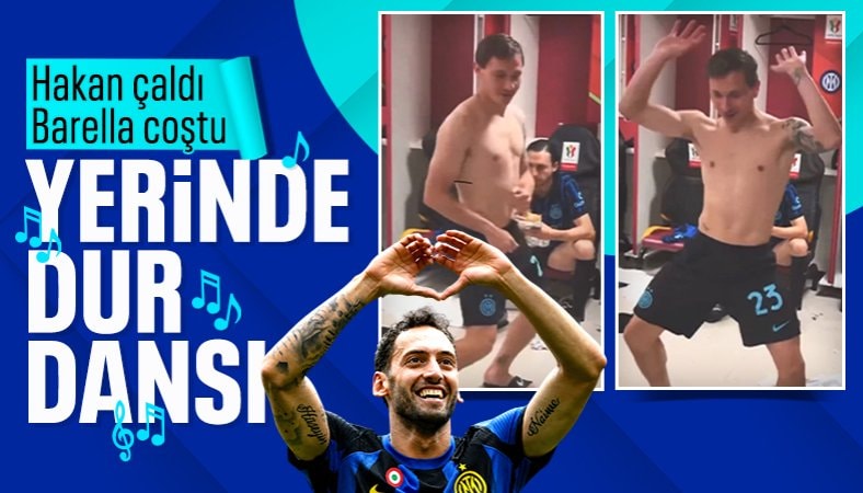 Nicola Barella'dan 'Yerinde dur' performansı: Hakan Çalhanoğlu o anları paylaştı