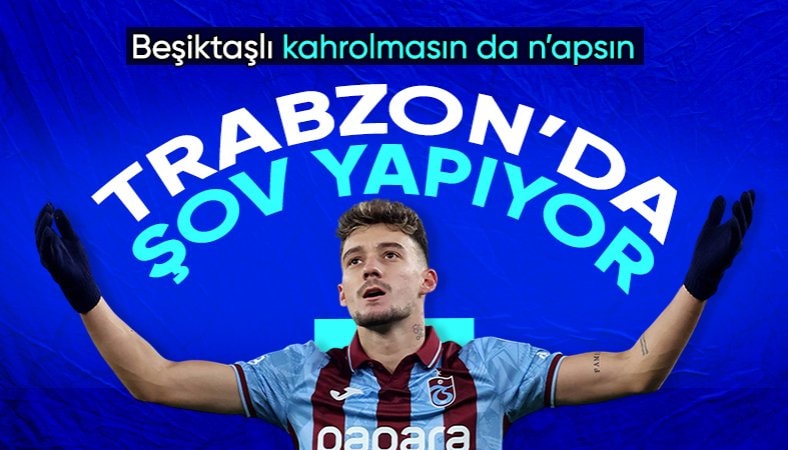 Ernest Muçi, golleriyle Trabzonspor'a katkı vermeyi sürdürüyor