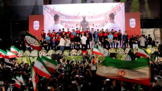 İran Milli Takımı, Dünya Kupası'na 'ABD'ye ölüm' sloganlarıyla uğurlandı