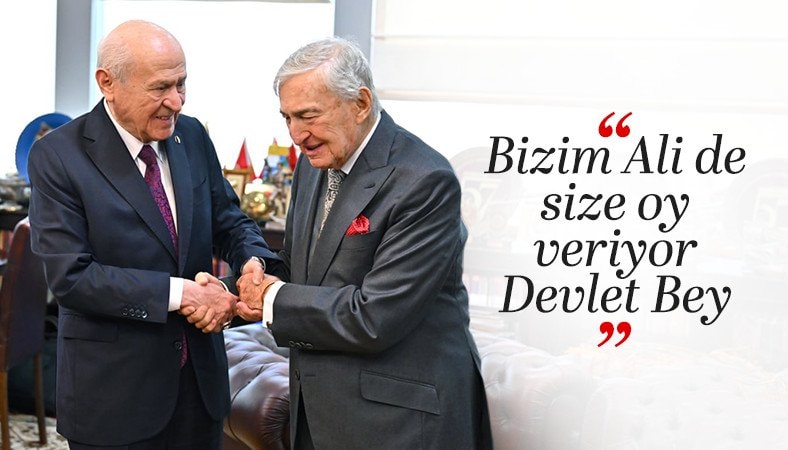 Koç ailesinden Bahçeli'ye ziyaret: Yüzüncü yıl programına davet ettiler