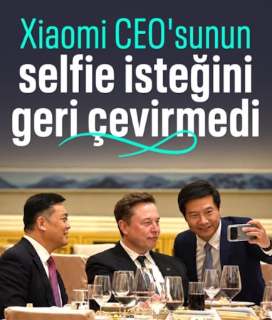 Xiaomi CEO'su Lei Jun, Elon Musk ile selfie çektirdi