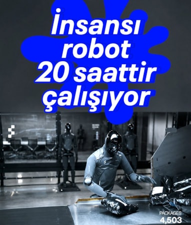 İnsansı robot Helix, canlı yayında 20 saattir fabrikada çalışıyor
