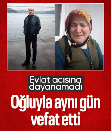 Ordu'da bir anne oğluyla aynı günde hayatını kaybetti