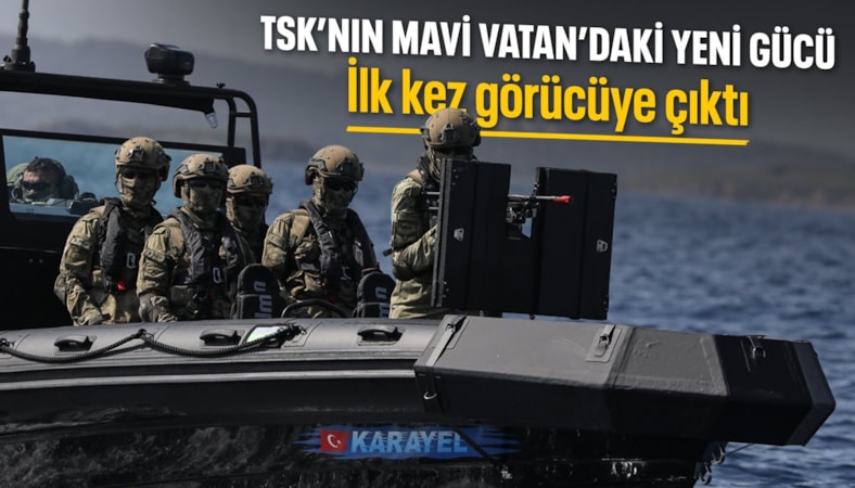 Yerli ve milli hücumbotu Karayel ilk kez görev aldı