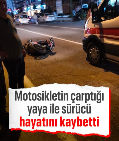 Batman'da yayaya motosiklet çarptı: 2 ölü