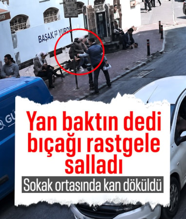 İstanbul'da bankta "yan baktın" kavgası