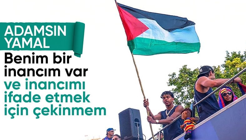 Lamine Yamal'dan Filistin eleştirilerine yanıt