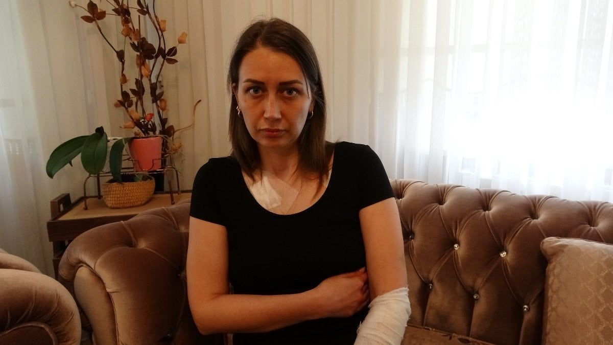 İstanbul'da marketten bıçak alıp eşinin önünü kesti, çocuğunun gözü önünde 6 yerinden yaraladı
