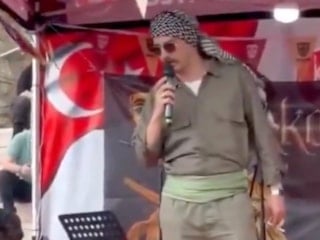 Ankara'da 'Turkomania Fest'te tartışmalı kostüm
