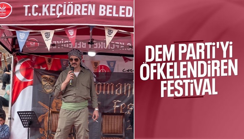 Ankara'da 'Turkomania Fest'te tartışmalı kostüm