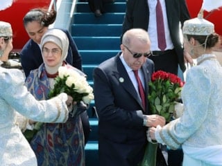 Cumhurbaşkanı Erdoğan, TDT zirvesi için Türkistan’da