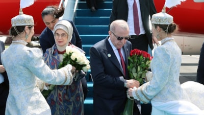 Cumhurbaşkanı Erdoğan, TDT zirvesi için Türkistan’da