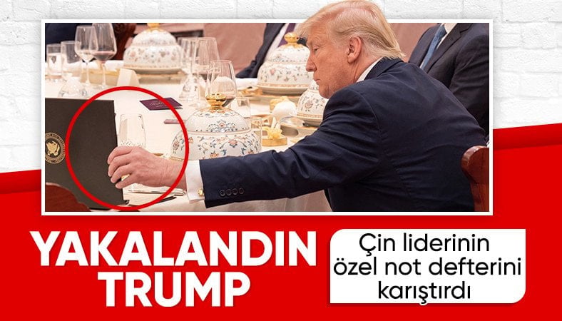 Donald Trump, Şi Cinping'in not defterini karıştırdı