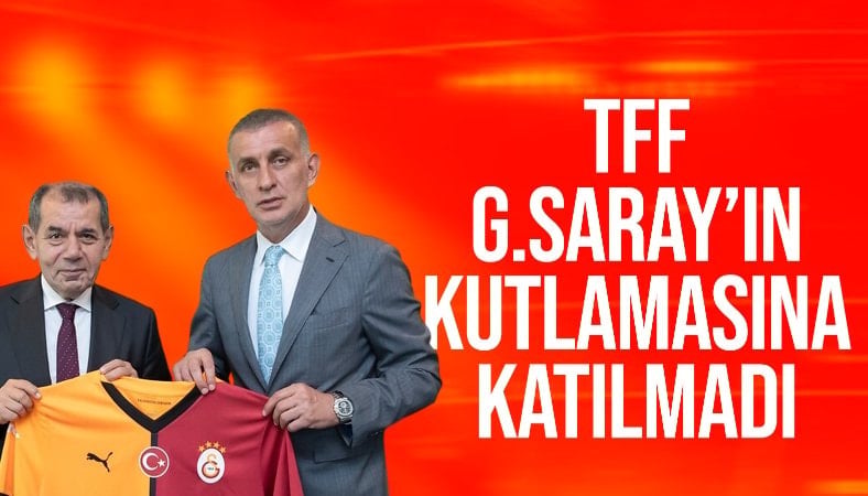 TFF yetkilileri, Galatasaray'ın kutlamasına katılmadı