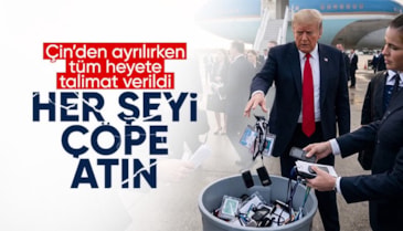 Donald Trump Çin ziyareti dönüşü heyetine "Hediyeleri çöpe atın" talimatı verdi
