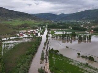 Tokat'ta sağanak sonrası taşkın