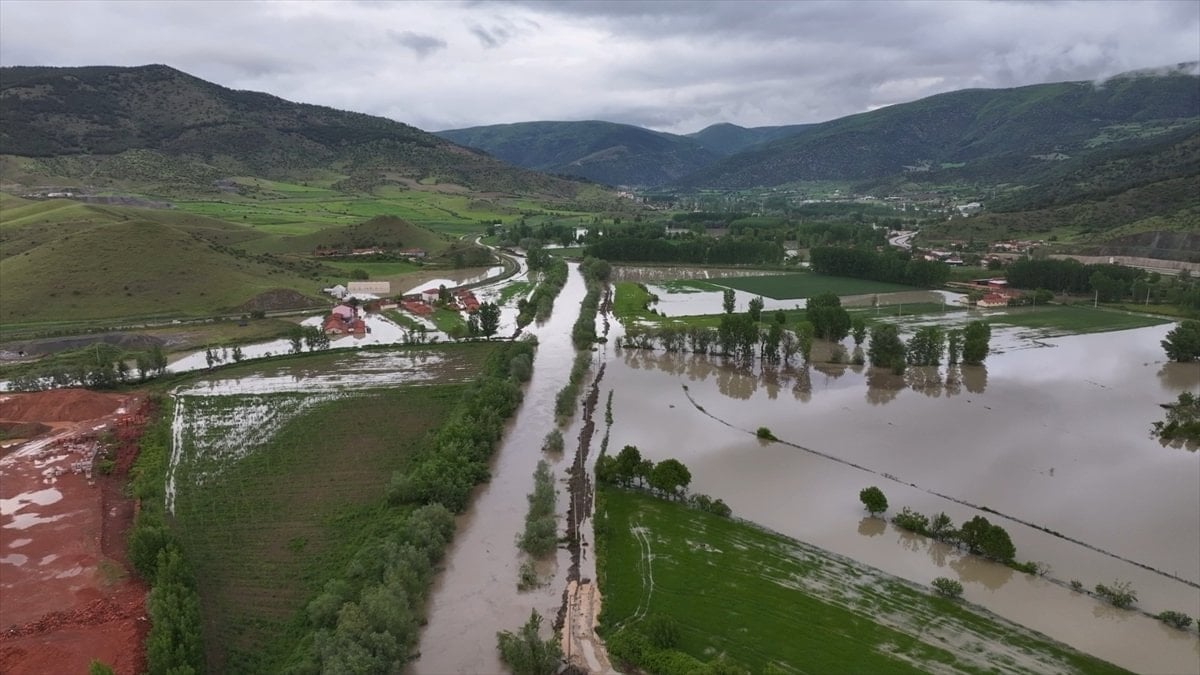 Tokat'ta sağanak sonrası taşkın