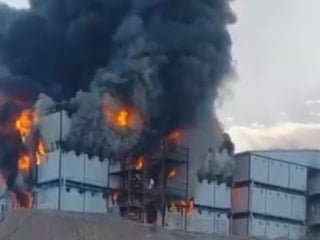 Kahramanmaraş'ta şantiyede yangın: 1 kişi hayatını kaybetti
