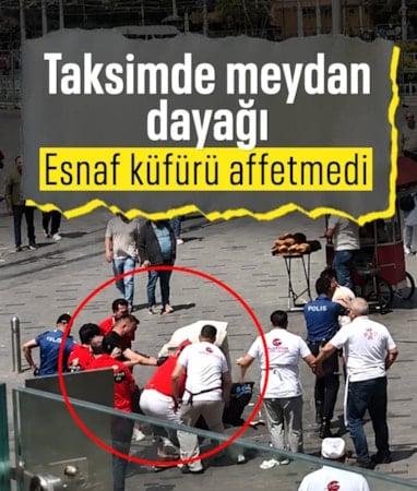 İstanbul'da esnaftan meydan dayağı