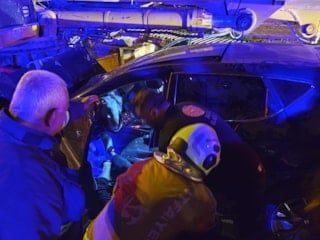 Hatay’da otomobil iş makinesine çarptı: 1 ölü