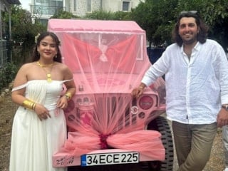Muğla'da ezber bozan çeyiz teslimi