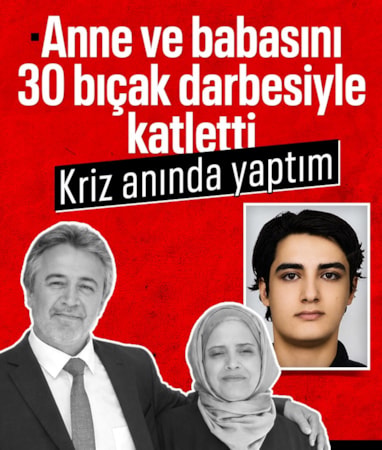 Konya'da annesi ve babasını bıçaklayarak öldürdü: Kriz anında yaptım