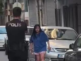 Aydın'da sokak ortasında samuray kılıçlı dehşet