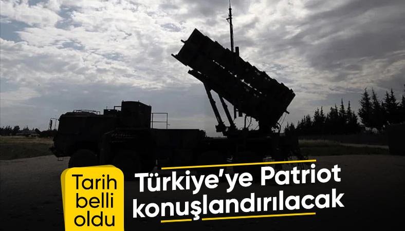 Almanya Savunma Bakanlığı: Türkiye'de Patriot hava savunma gücü konuşlandırılacak